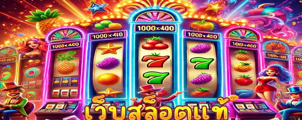 เว็บสล็อตแท้